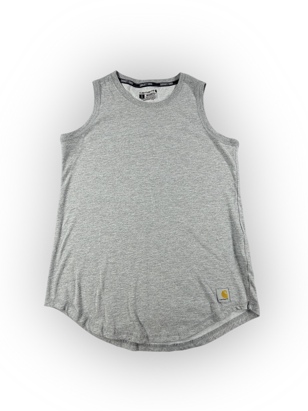 Women’s Carhartt Force Performance Gray Relaxed Fit Tank Top Size S